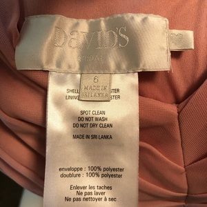David’s Bridal Mesh Dress in Ballet